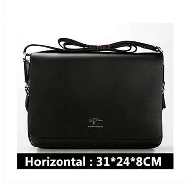 Bolsa Mensageiro Masculina Luxo Vintage em Couro PU Transversal Elegante Premium Casual Executivo
