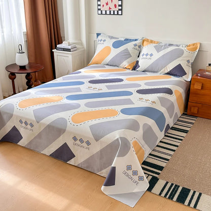 Lençol Liso 100% Algodão para Cama Casal Queen e King Toque Macio Conforto Premium Luxo