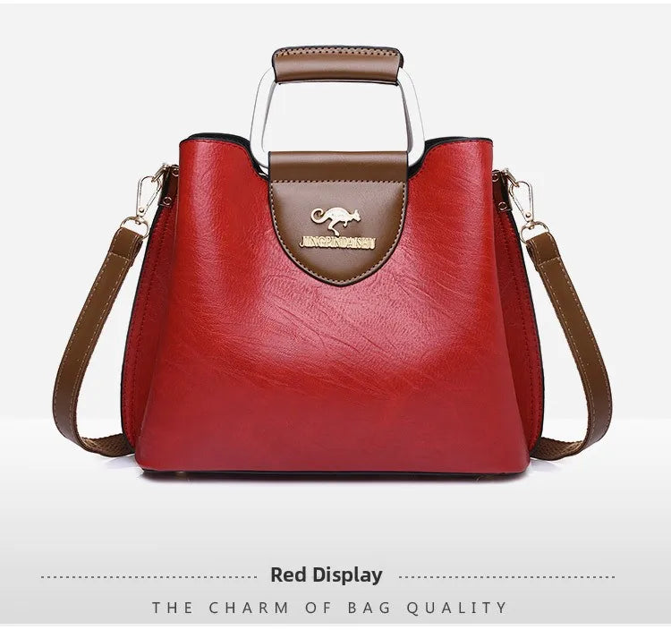Bolsa Tote Feminina Couro Sintético — Espaçosa, Elegante e Perfeita para o Dia a Dia