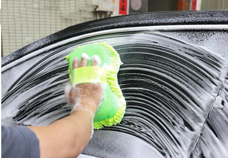 Esponja de Microfibra para Lavagem de Carro – Pano e Escova Automotiva