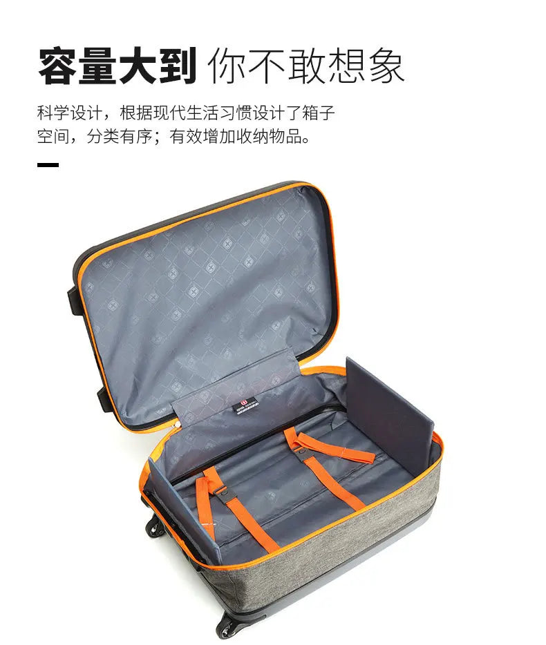 Mala de Viagem Dobrável com Rodas – Grande Capacidade, 20 Polegadas, Ideal para Negócios