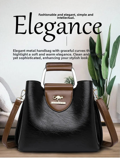 Bolsa Tote Feminina Couro Sintético — Espaçosa, Elegante e Perfeita para o Dia a Dia