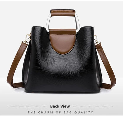 Bolsa Tote Feminina Couro Sintético — Espaçosa, Elegante e Perfeita para o Dia a Dia
