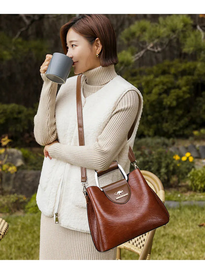Bolsa Tote Feminina Couro Sintético — Espaçosa, Elegante e Perfeita para o Dia a Dia