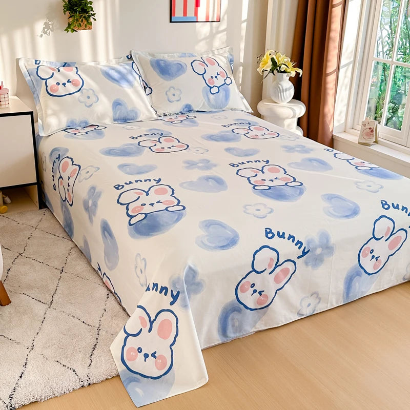 Lençol Liso 100% Algodão para Cama Casal Queen e King Toque Macio Conforto Premium Luxo