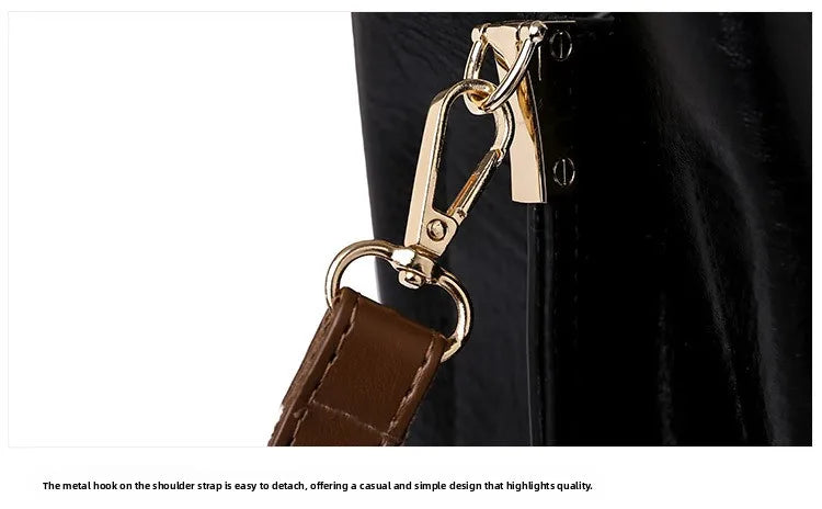 Bolsa Tote Feminina Couro Sintético — Espaçosa, Elegante e Perfeita para o Dia a Dia