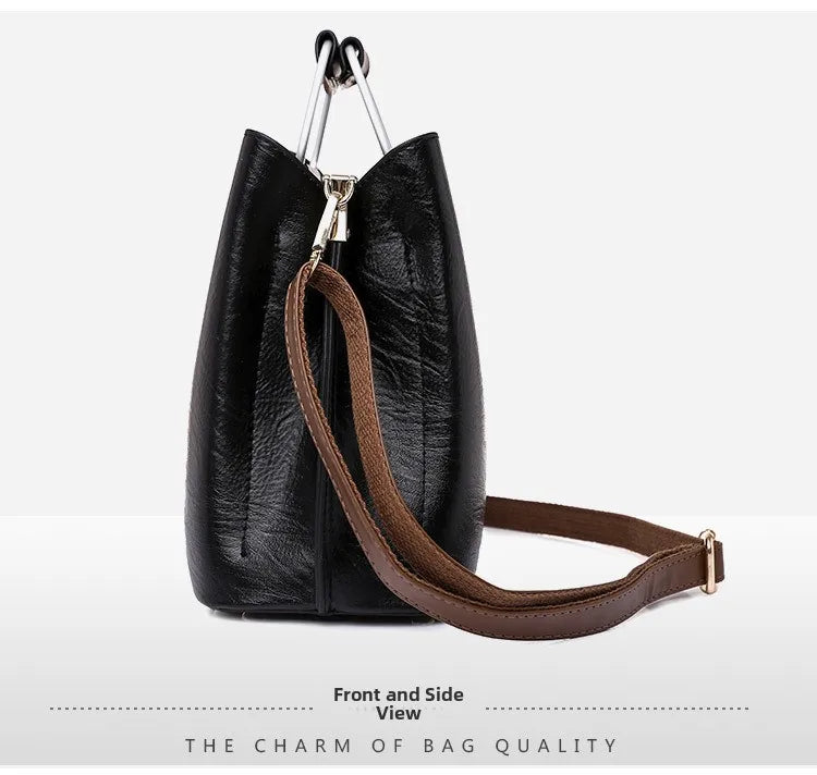 Bolsa Tote Feminina Couro Sintético — Espaçosa, Elegante e Perfeita para o Dia a Dia