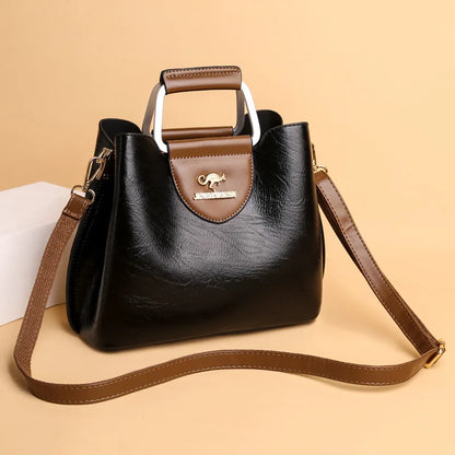 Bolsa Tote Feminina Couro Sintético — Espaçosa, Elegante e Perfeita para o Dia a Dia