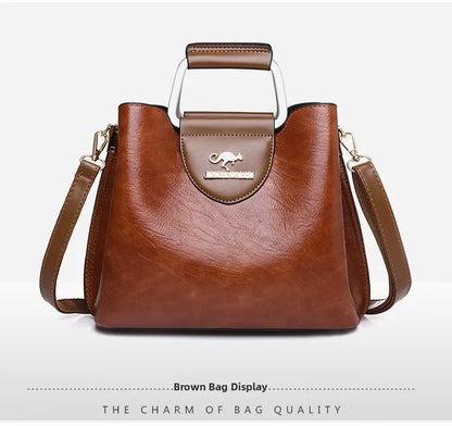 Bolsa Tote Feminina Couro Sintético — Espaçosa, Elegante e Perfeita para o Dia a Dia
