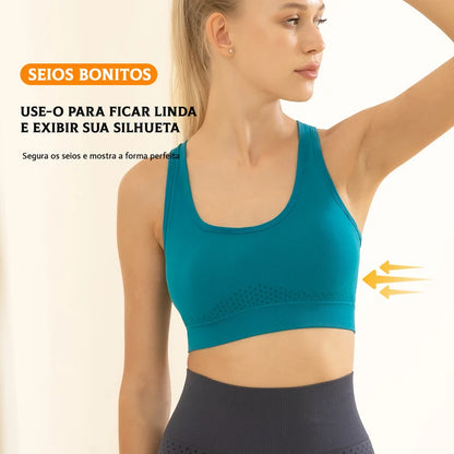 Top Esportivo Feminino Jcolor – Fitness, Yoga e Corrida