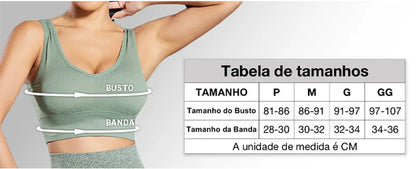Top Esportivo Feminino Jcolor – Fitness, Yoga e Corrida