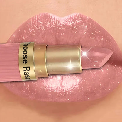 Batom Veludo Glitter Rosa Perolado – Metálico, Matte e Shimmer Diamond, Longa Duração, À Prova d'Água