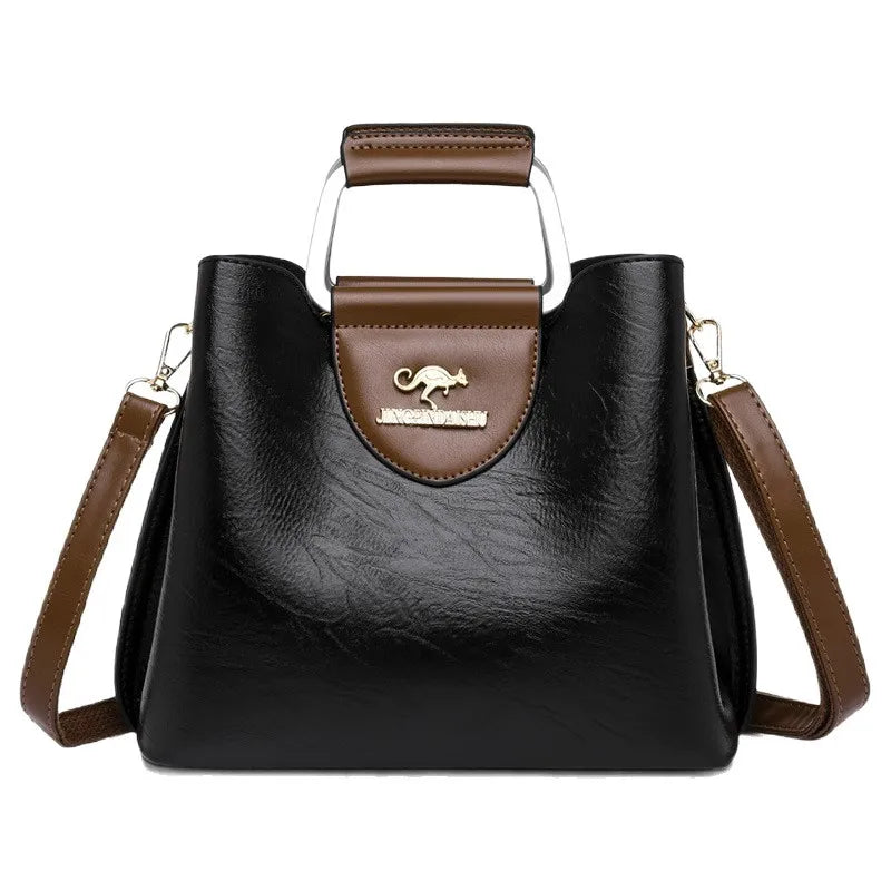 Bolsa Tote Feminina Couro Sintético — Espaçosa, Elegante e Perfeita para o Dia a Dia