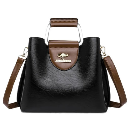 Bolsa Tote Feminina Couro Sintético — Espaçosa, Elegante e Perfeita para o Dia a Dia
