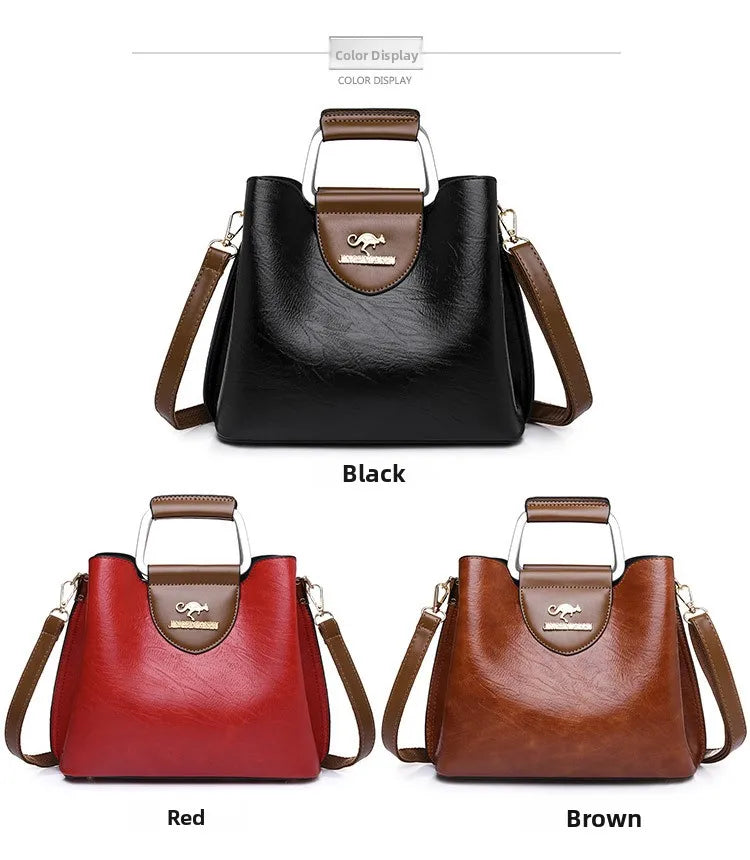 Bolsa Tote Feminina Couro Sintético — Espaçosa, Elegante e Perfeita para o Dia a Dia