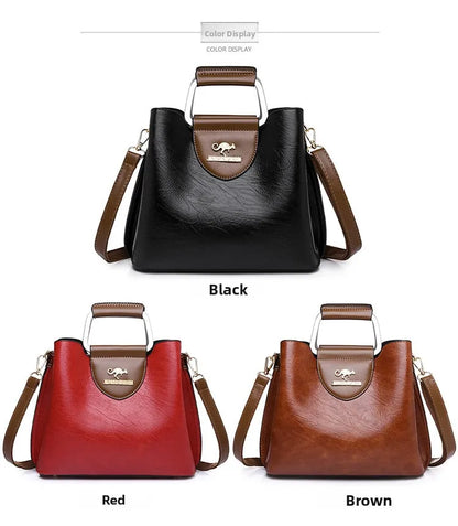 Bolsa Tote Feminina Couro Sintético — Espaçosa, Elegante e Perfeita para o Dia a Dia