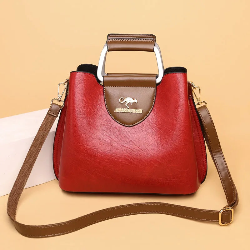 Bolsa Tote Feminina Couro Sintético — Espaçosa, Elegante e Perfeita para o Dia a Dia