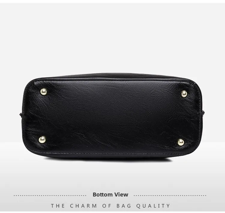 Bolsa Tote Feminina Couro Sintético — Espaçosa, Elegante e Perfeita para o Dia a Dia