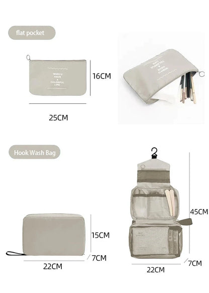 Kit Organizador de Mala de Viagem – 7 ou 10 Peças | Cubos de Compressão, Bolsas para Roupas e Sapatos