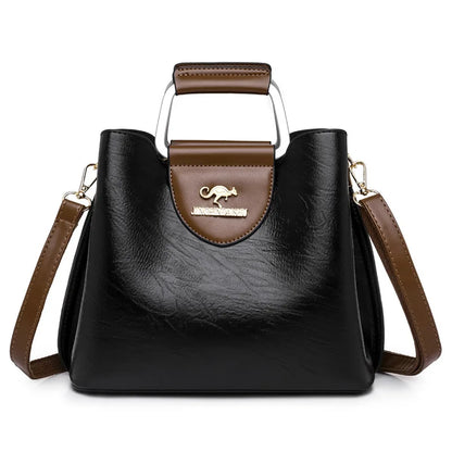 Bolsa Tote Feminina Couro Sintético — Espaçosa, Elegante e Perfeita para o Dia a Dia