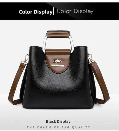 Bolsa Tote Feminina Couro Sintético — Espaçosa, Elegante e Perfeita para o Dia a Dia