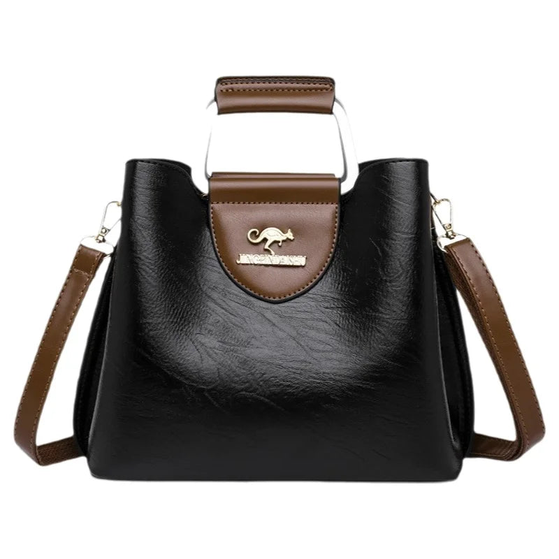 Bolsa Tote Feminina Couro Sintético — Espaçosa, Elegante e Perfeita para o Dia a Dia